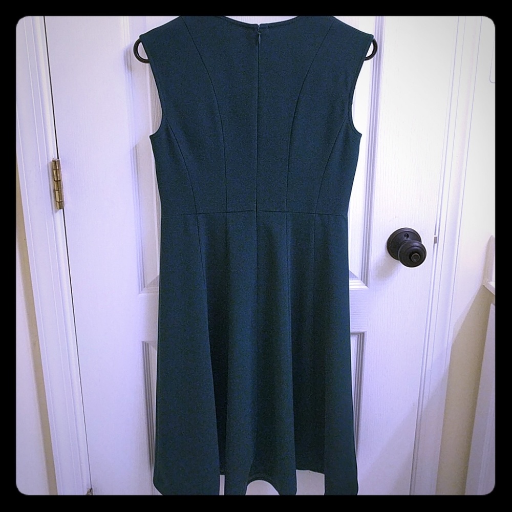 Ann Taylor Crepe Seamed Midi Dress - Picture 3 of 3